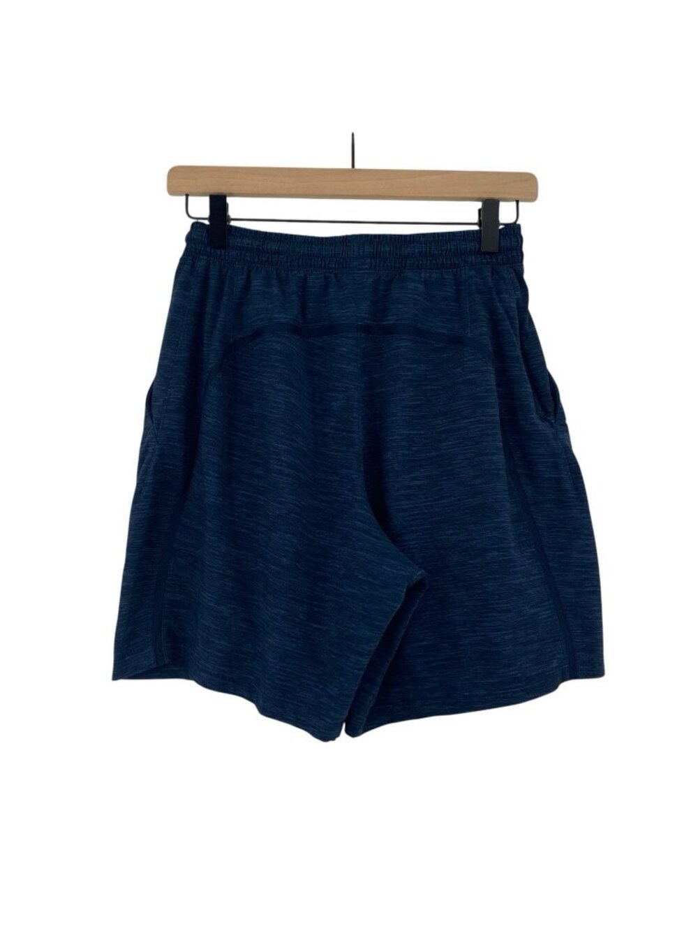 Lululemon Men’s Small Pace Breaker Shorts Blue Heather Unlined 7" Gym LM7AB0S